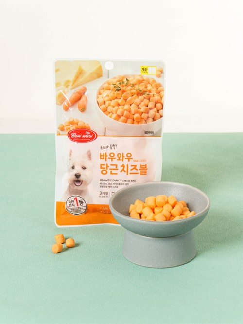 อาหารสุนัข Bow Wow แครอทชีสบอล 100กรัม