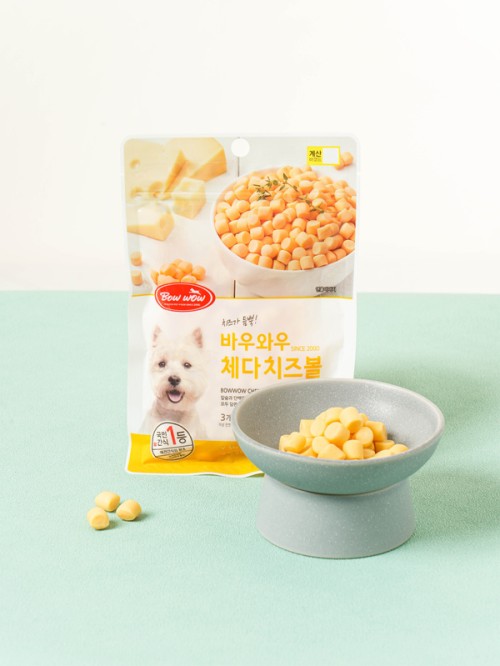 ขนมทานเล่น ชีสบอล Bow Wow Cheddar 100 กรัม ของสัตว์เลี้ยง
