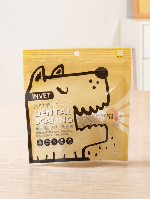 อาหารว่าง Invet Dental Scaling 75 กรัม (แคลเซียม) ของสัตว์เลี้ยง