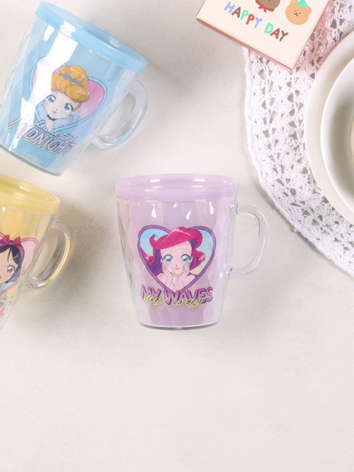 แก้วน้ำเด็ก ลาย Disney Princess ที่มีหูจับ (ขนาด 300 มิลลิลิตร)