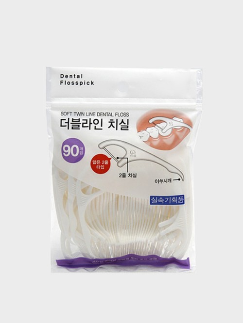 ด้ายไหมขัดฟัน ดับเบิ้ลไลน์ (90 ชิ้น)