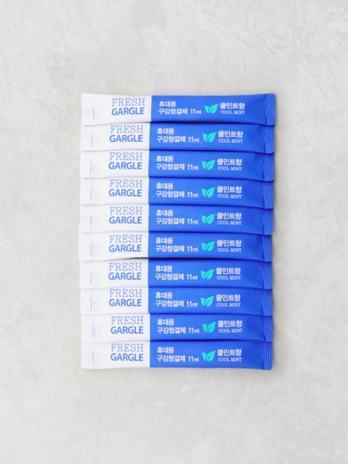 น้ำยาทำความสะอาดช่องปากพกพา (11 มล.) (10 ชิ้น)