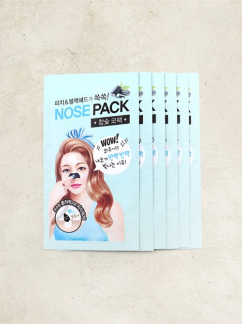 Charcoal Nose Pack 6P