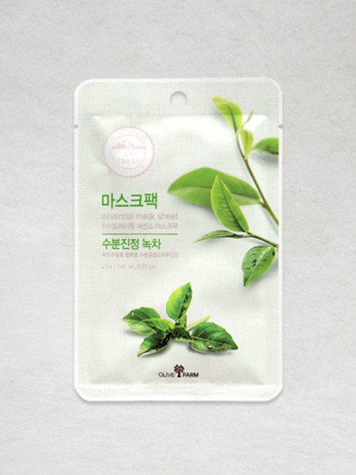 แผ่นมาสก์หน้า Essential C030 สูตรชาเขียว