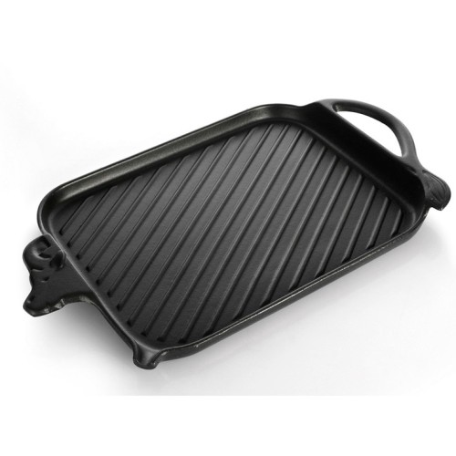 กระทะเหล็กหล่อ (Cast Iron) สำหรับปิ้งย่าง จากแบรนด์ Chasseur