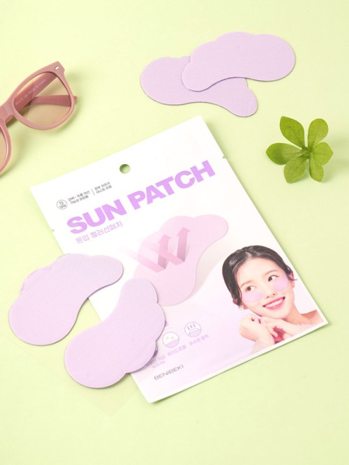 Benibekki Tone Up Color Sun Patch (Cool Lavender)
