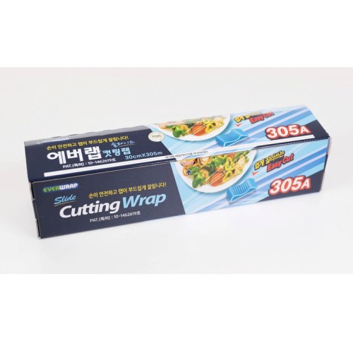 ฟิล์มแรปอาหารขนาดกลาง 30 ซม. ยาว 305 เมตร 2 ม้วน