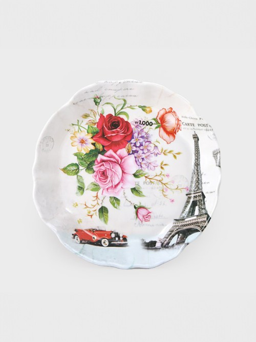 HB Flower Garden ถาดกลมลายคลื่น (17 ซม.)