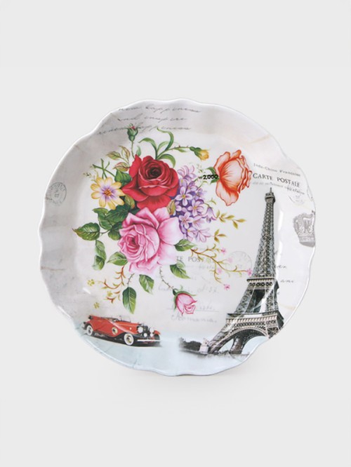 HB Flower Garden ถาดกลมลายคลื่น (27.5 ซม.)