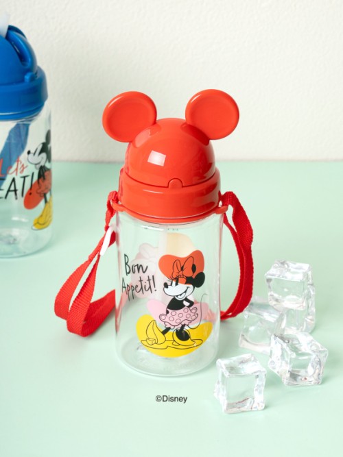CO มิคกี้ ขวดน้ำพร้อมหลอด (ประมาณ 350 มล.)