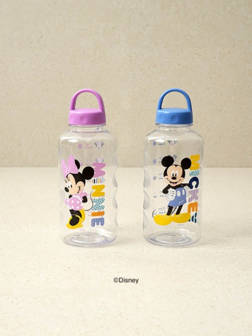 Disney Mickey Minnie Handle ขวดน้ำ (ประมาณ 1 ลิตร)