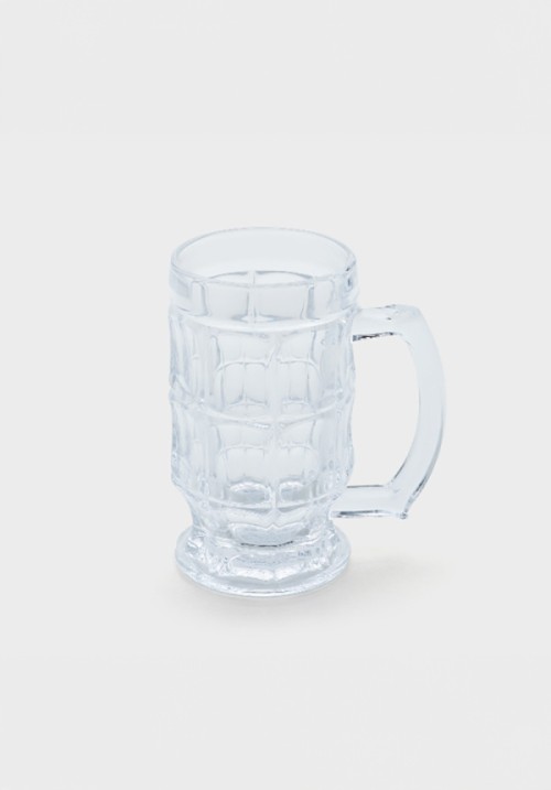 แก้วใส KJ Clear Grid (ขนาดประมาณ 390 มล.)