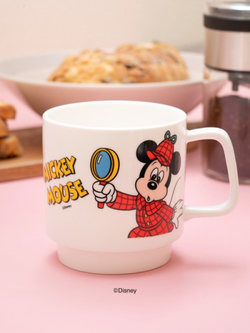 แก้ว Disney Mickey Minnie_Square Handle  (ประมาณ 240 มล.)