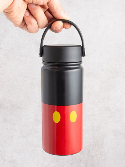 Disney Mickey Minnie Lid แก้วน้ำสแตนเลส (ประมาณ 500 มล.)