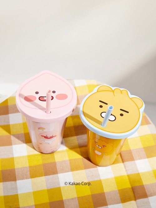 แก้วหลอด Little Friends (ประมาณ 400 มล.)