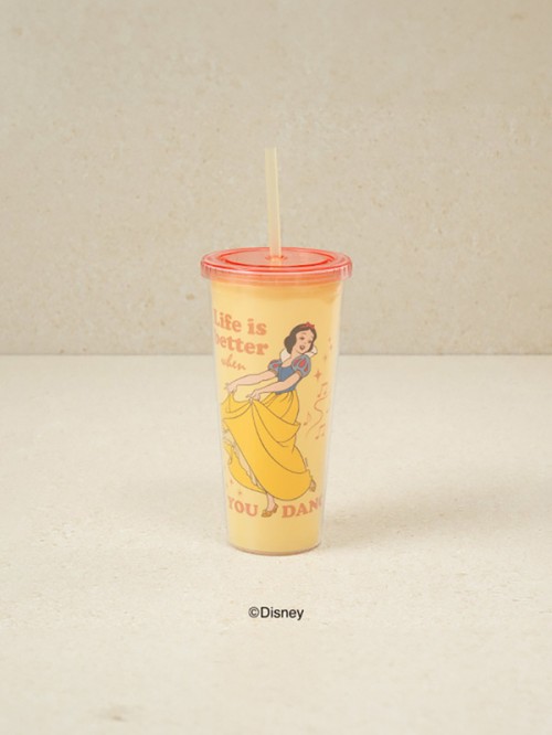 Disney Princess NEW แก้วหลอดดูด (ประมาณ 650 มล.)