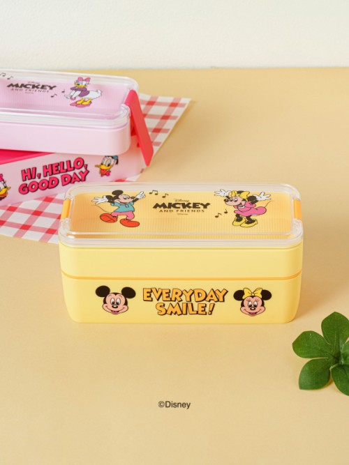 Disney Mickey Friends กล่องข้าว 2 ชั้น (800มล.)