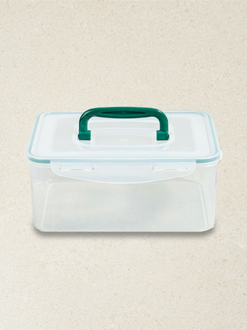 ภาชนะสี่เหลี่ยมผืนผ้า (4 ลิตร) (มีหูจับ)