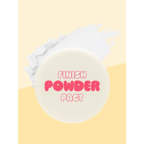 Mi Factory แป้งฝุ่นอัดแข็งควบคุมความมัน รุ่น Oil Control Finish Powder Pact (สีขาว) ขนาด 5 กรัม