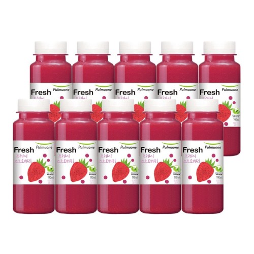 น้ำผลไม้สด Pulmuone Fresh Up Fresh Strawberry 190 มล. x 10 กล่อง