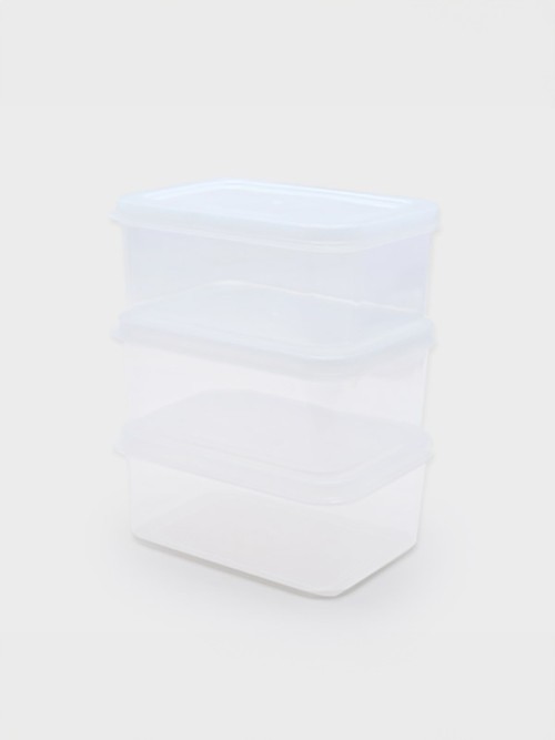 กล่องเก็บของใส (330 มล.) 3 ชิ้น