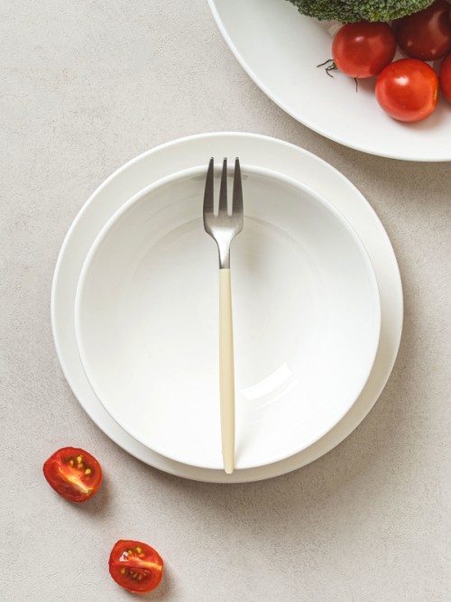 ส้อมขนมด้ามจับเคลือบด้าน