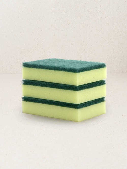 ฟองน้ำพาวเวอร์ 2WAY (3 ชิ้น/เซ็ต)