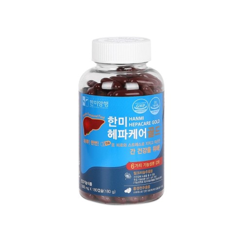 ผลิตภัณฑ์เสริมอาหาร Hanmi Hepacare Gold 1,000 มก. x 180 แคปซูล
