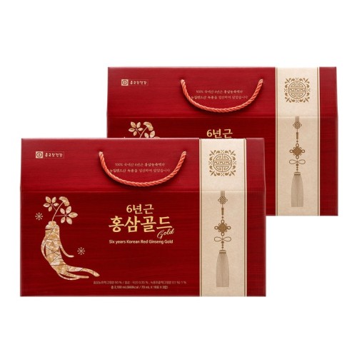 ผลิตภัณฑ์เสริมอาหาร ชองคุนดังเฮลท์ โสมแดง 6 ปี 70มล. x 30 ซอง x 2 ชุด