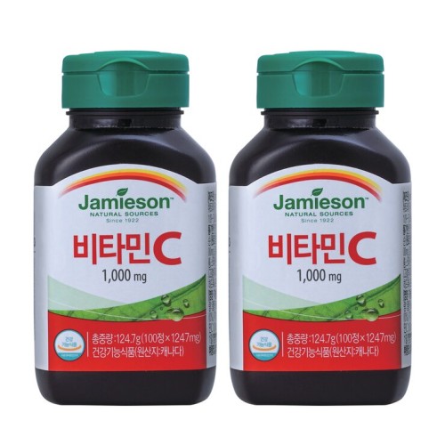 Jamieson แท็บเล็ตวิตามิน C  1247mg x 100 เม็ด x 2 ขวด