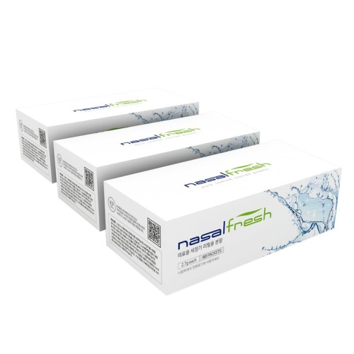 เกลือผงล้างจมูก 2.7g x 60 ซอง x 3 กล่อง
