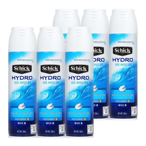 ครีมโกนหนวด Schick Hydro 250 กรัม x 6 กระป๋อง