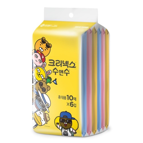 ผ้าเช็ดทำความสะอาด Kleenex Suensu Travel Wipes 10 แผ่น x 6 x 12 แพ็ค
