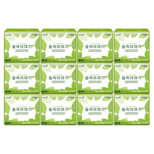 แผ่นอนามัย Yeji Beauty Forest Story Pantyliner Long 20 ชิ้น x 12 แพ็ค