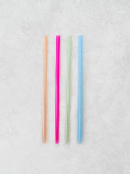หลอดดูดสำหรับเครื่องดื่มประเภทเชค (Shake) ขนาด 8 มม. 80 ชิ้น