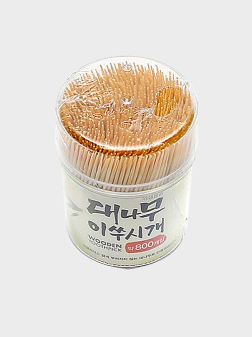 ไม้จิ้มฟันไม้ไผ่ ปลอดภัย ไม่แตกง่าย จำนวน 800 ชิ้น