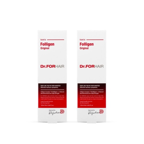 โทนิคบำรุงหนังศีรษะ Dr. For Hair Polligen Tonic 120 มล x 2