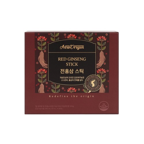 ผลิตภัณฑ์อาหารเสริม New Origin Whole Red Ginseng Stick Set ขนาด 10 มิลลิลิตร จำนวน 30 ซอง