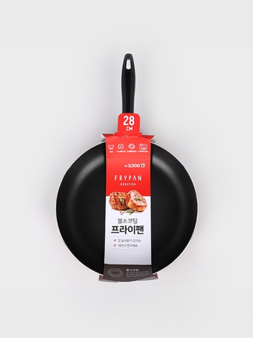 กระทะ ขนาด 28 เซนติเมตรที่มีการเคลือบด้วยฟลูออโรโคทิง (Teflon coating)