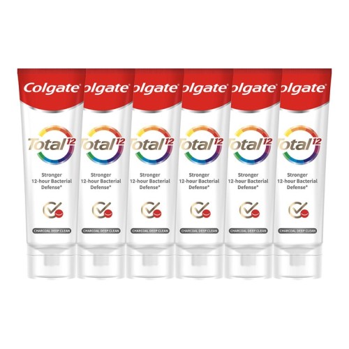ยาสีฟัน Colgate Total Charcoal Deep Clean 110 ก. x 6 ชิ้น