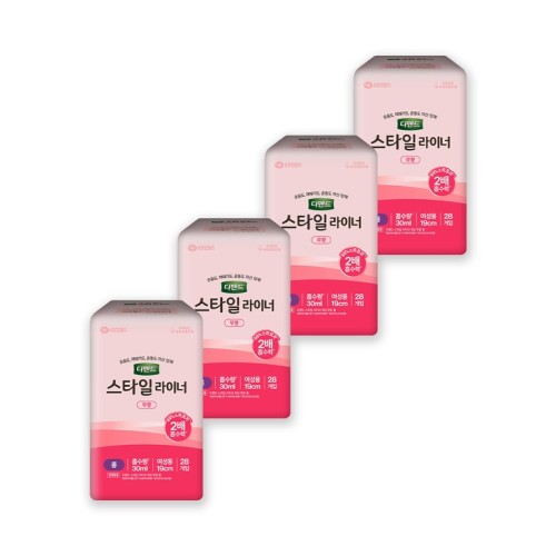 แผ่นซับ Depend Style Liner Unscented Long 28 ชิ้น x 4 แพ็ค