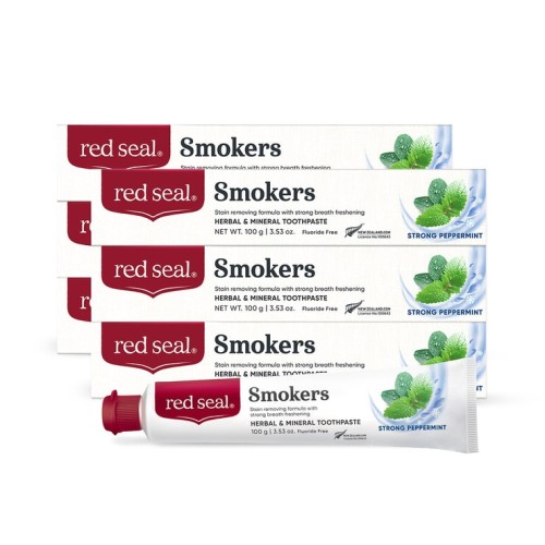 ยาสีฟันเรดซีล 100 ก x 6 - Smokers