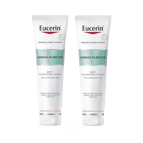 โฟมล้างหน้า Eucerin Dermo Purifier Deep 150 กรัม x 2 หลอด