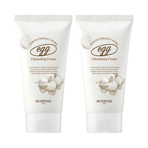 โฟมล้างหน้า Skinfood Egg White Perfect Pore 150 มล. x 2