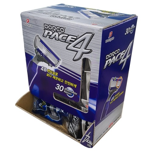 มีดโกนพกพา Dorco Face 4 ใบมีด 30 ชิ้น
