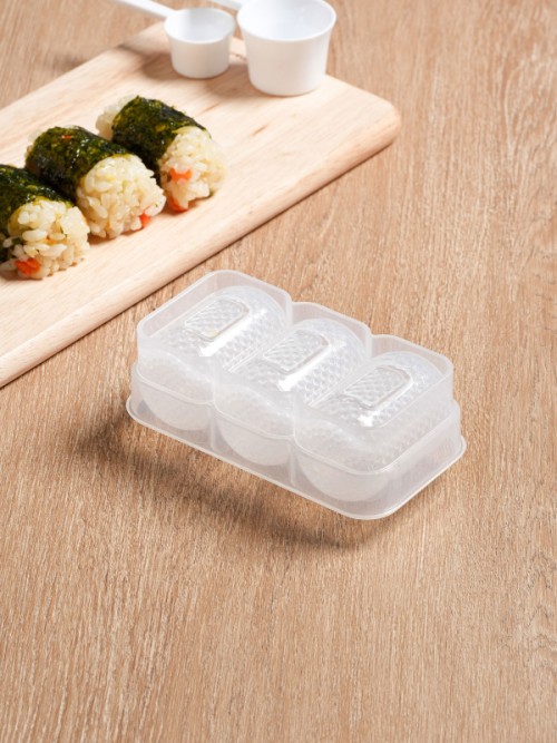 ชุดแม่พิมพ์ทำซูชิ ขนาด 3 ชิ้น (ขนาด 10.5x5.5x4 ซม.)