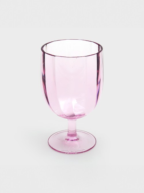 แก้วโกลเบิ้ล (Goblet Glass) ที่มีลวดลาย เส้นทาง (Stripe Pattern) ขนาด 310 มล.