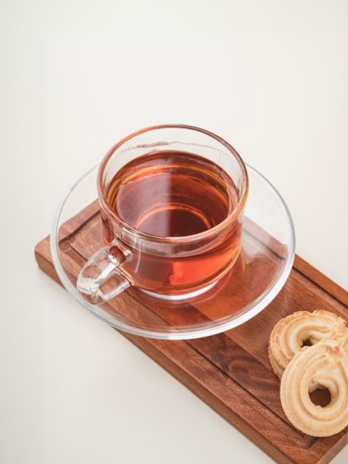 เซตถ้วยกาแฟแก้วใส ที่มีความจุประมาณ 170 มิลลิลิตร