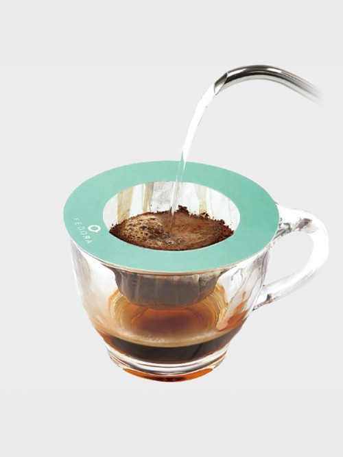 กระดาษกรองกาแฟรูปทรงเฟโดร่า (Fedora) จำนวน 15 แผ่น
