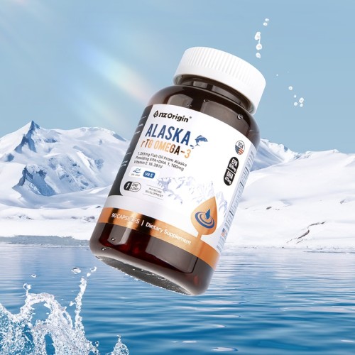 ผลิตภัณฑ์เสริมอาหาร Enjet Origin Alaska rTG Omega 3 / 1,280mg x 90 แคปซูล x 2